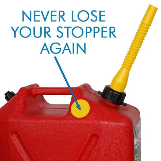 FUEL CONT 20L RED PLASTIC