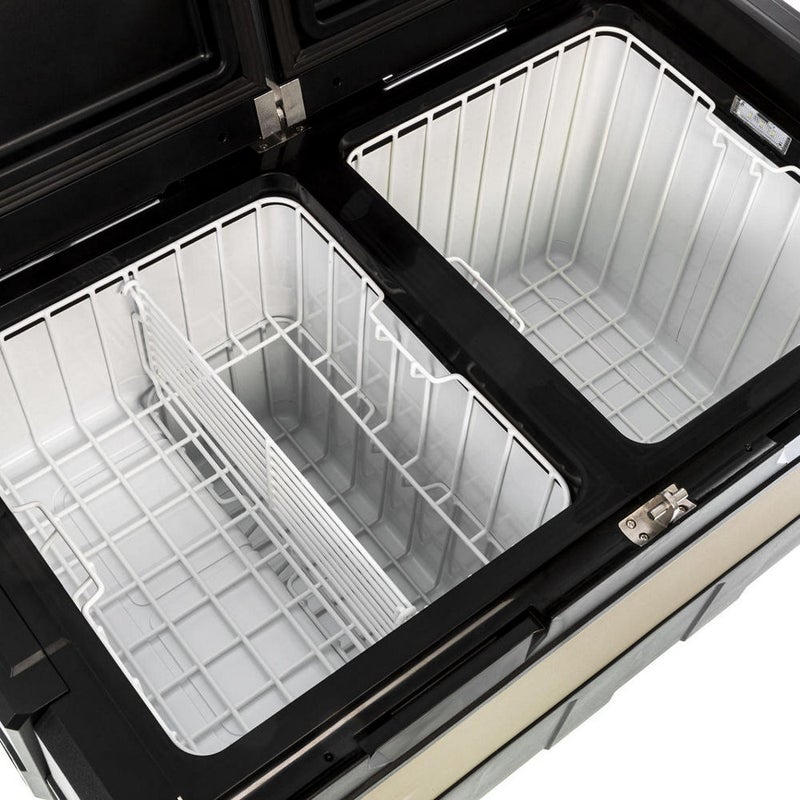 ARB 10802962 ZERO Portable Fridge Freezer 101 Qts Dual Zone Independent Bluetooth Controlled, 12/110V For Car, Boat, Truck, SUV, RV, Ideal for Camping, Outdoor, Fishing