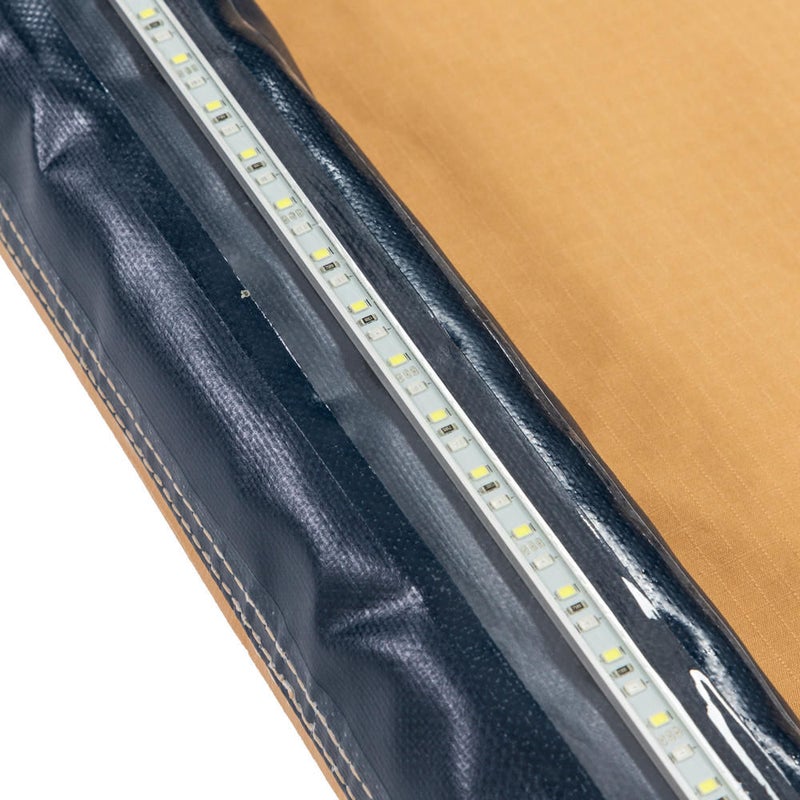 ARB BLK ALUM AWN W LIGHT