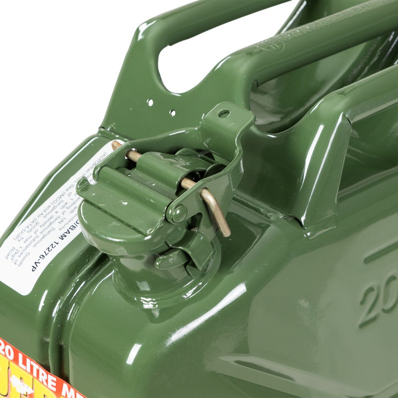 JERRY CAN METAL PETROL GR 20L
